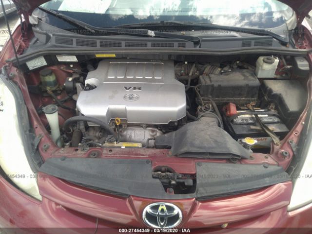 5TDZK23C29S266312 - 2009 TOYOTA SIENNA CE/LE Red photo 10