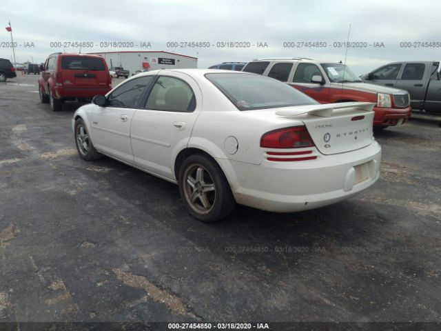 1B3EL76R74N199618 - 2004 DODGE STRATUS R/T White photo 3