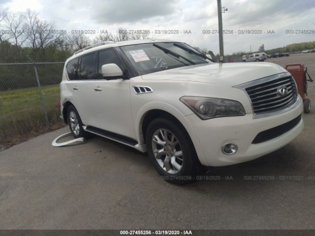 JN8AZ2NE7C9015822 - 2012 INFINITI QX56  White photo 1