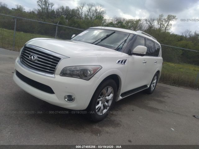 JN8AZ2NE7C9015822 - 2012 INFINITI QX56  White photo 2