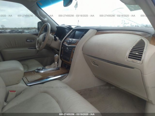 JN8AZ2NE7C9015822 - 2012 INFINITI QX56  White photo 5