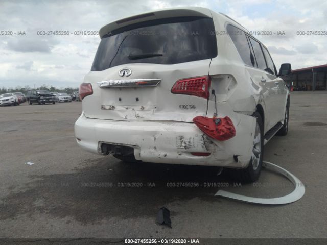 JN8AZ2NE7C9015822 - 2012 INFINITI QX56  White photo 6