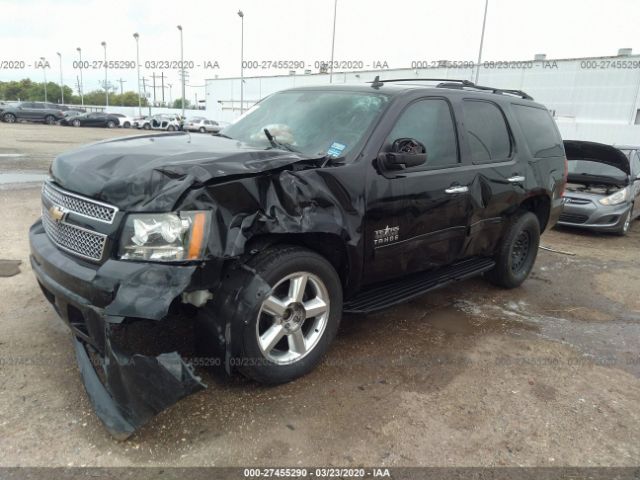 1GNSCAE00BR170704 - 2011 CHEVROLET TAHOE C1500  LS Black photo 2