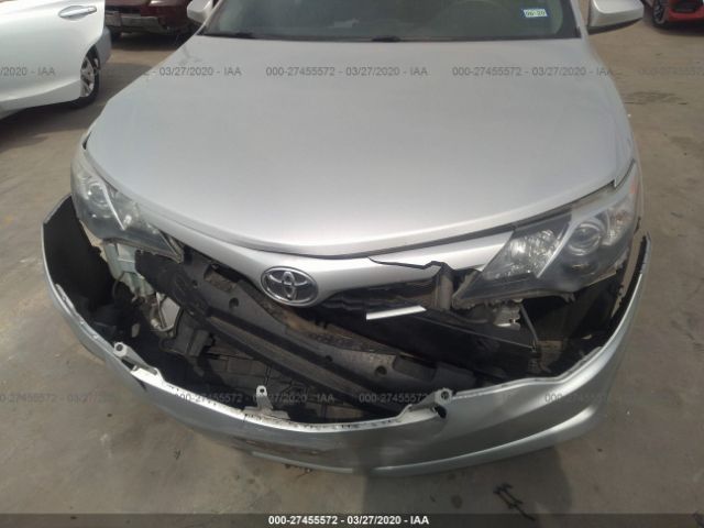 4T1BF1FK0DU210081 - 2013 TOYOTA CAMRY L/SE/LE/XLE 银色 照片 6