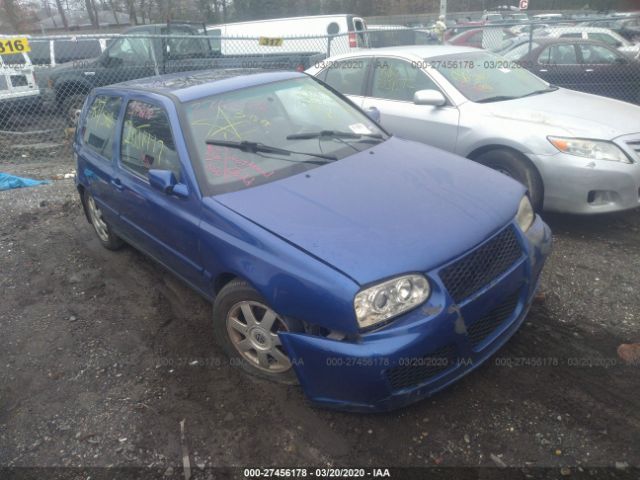 3VWHD61HXWM151610 - 1998 VOLKSWAGEN GTI VR6 Blue photo 1