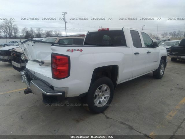 1GCVKREC7EZ339400 - 2014 CHEVROLET SILVERADO K1500 LT White photo 4