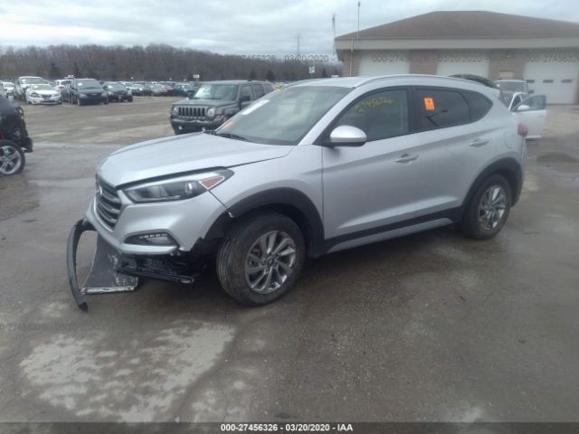 KM8J3CA49JU685006 - 2018 HYUNDAI TUCSON LIMITED/SPORT AND ECO/SE Silver photo 2