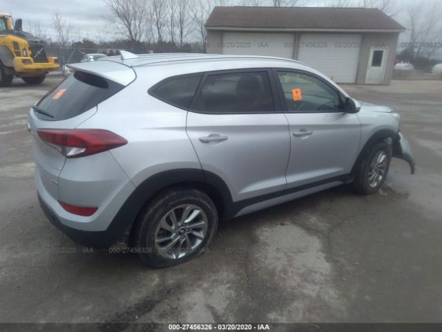 KM8J3CA49JU685006 - 2018 HYUNDAI TUCSON LIMITED/SPORT AND ECO/SE Silver photo 4