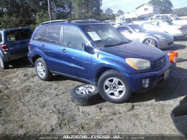 JTEGH20V526007679 - 2002 TOYOTA RAV4  Blue photo 1