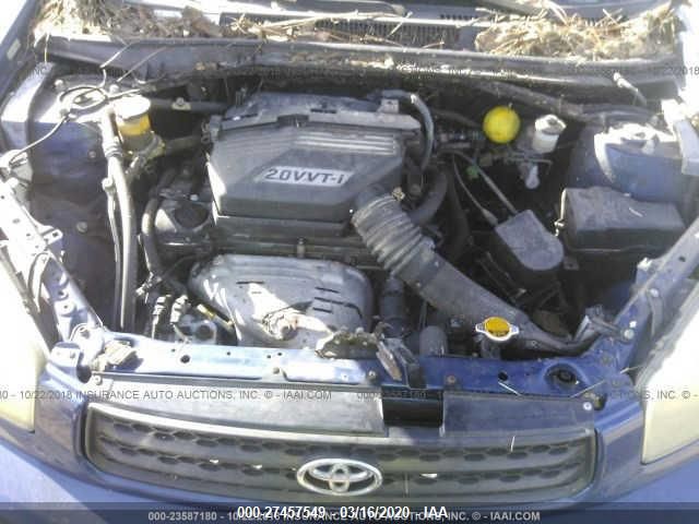 JTEGH20V526007679 - 2002 TOYOTA RAV4  Blue photo 10