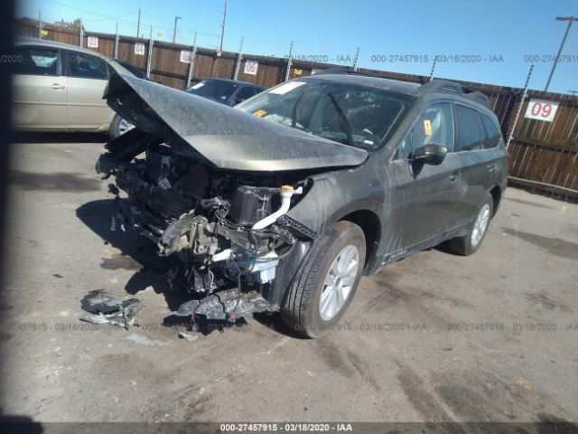 4S4BSAFC4J3360930 - 2018 SUBARU OUTBACK 2.5I PREMIUM Beige photo 2