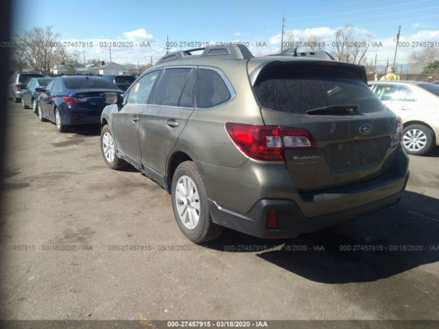 4S4BSAFC4J3360930 - 2018 SUBARU OUTBACK 2.5I PREMIUM Beige photo 3