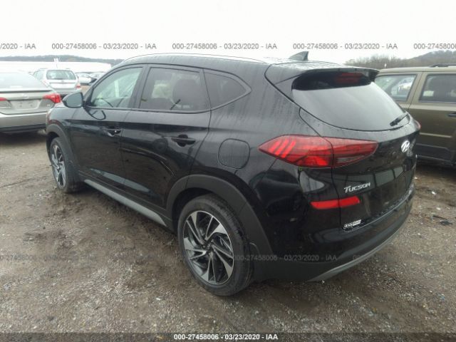 KM8J3CALXKU891055 - 2019 HYUNDAI TUCSON LIMITED/SEL/SPORT/ULTIMAT Black photo 3