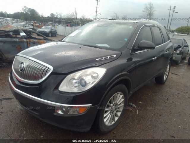 5GAEV23708J247053 - 2008 BUICK ENCLAVE CXL Black photo 2