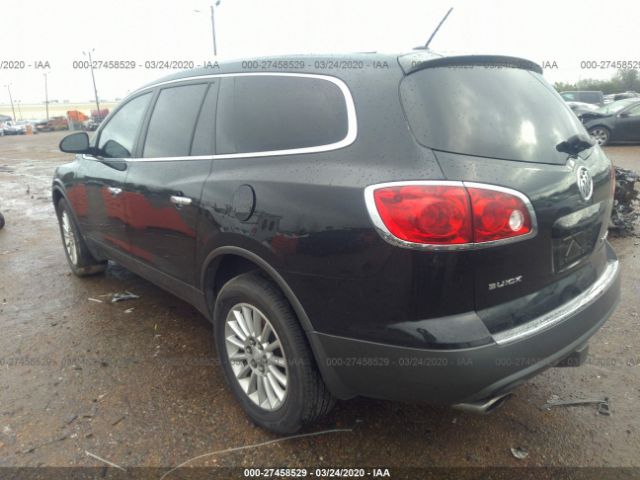 5GAEV23708J247053 - 2008 BUICK ENCLAVE CXL Black photo 3