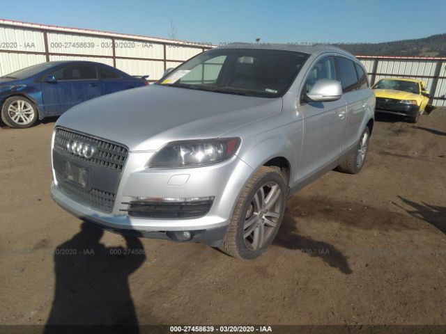 WA1BY74L78D020534 - 2008 AUDI Q7 3.6 QUATTRO PREMIUM Gray photo 2