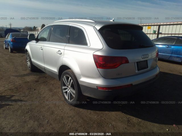 WA1BY74L78D020534 - 2008 AUDI Q7 3.6 QUATTRO PREMIUM Gray photo 3