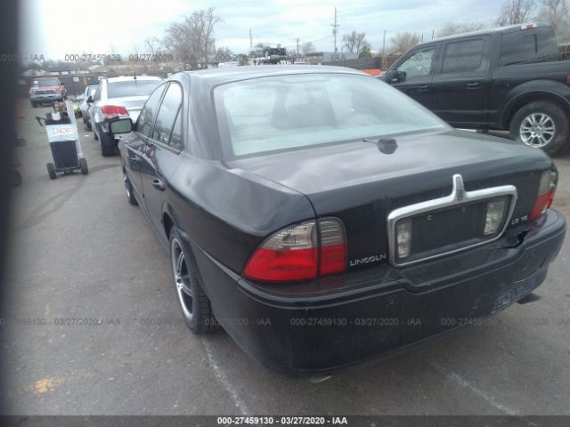 1LNHM87A94Y603035 - 2004 LINCOLN LS  Black photo 3