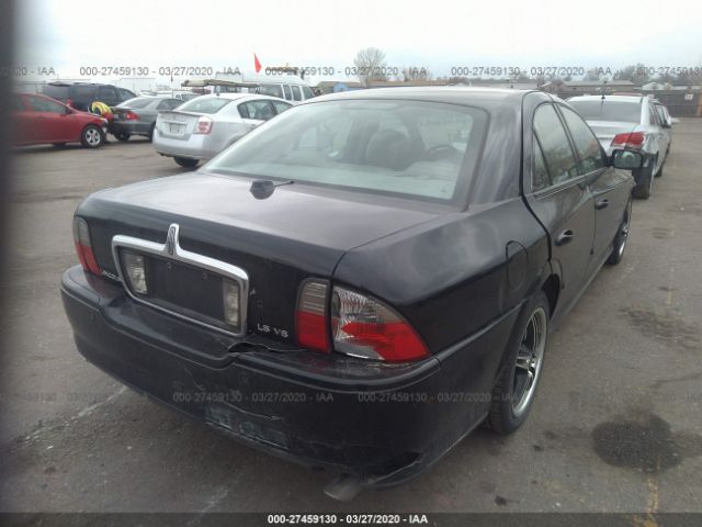 1LNHM87A94Y603035 - 2004 LINCOLN LS  Black photo 4