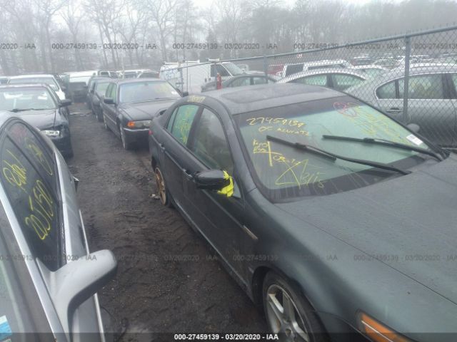 19UUA66275A022316 - 2005 ACURA TL  Green photo 6