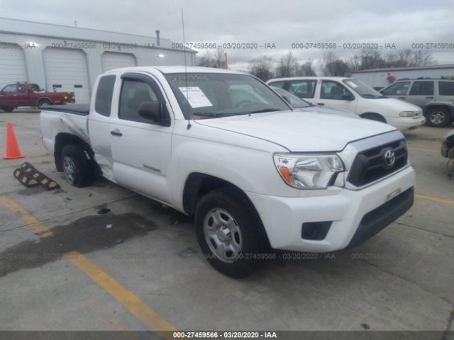 5TFTX4CN6DX025537 - 2013 TOYOTA TACOMA ACCESS CAB თეთრი ფოტო 1