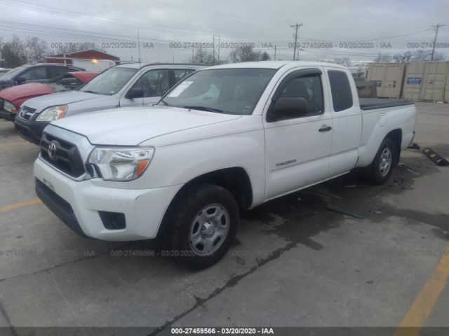 5TFTX4CN6DX025537 - 2013 TOYOTA TACOMA ACCESS CAB თეთრი ფოტო 2