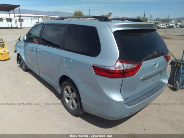 5TDKZ3DC4HS861324 - 2017 TOYOTA SIENNA LE Blue photo 3