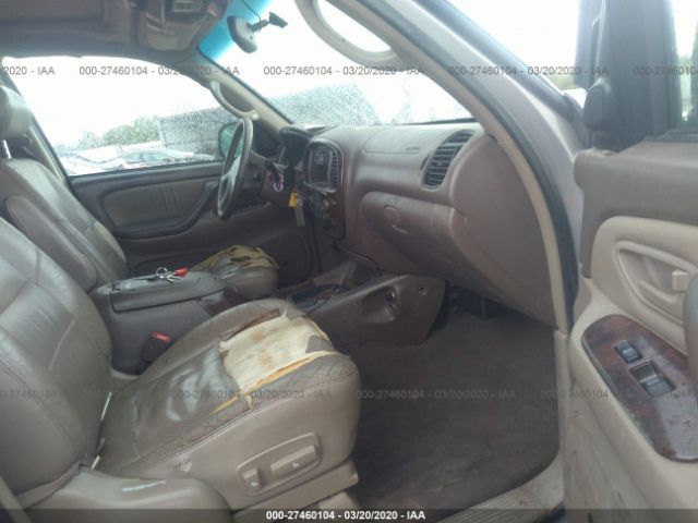 5TDZT38A52S080540 - 2002 TOYOTA SEQUOIA LIMITED Silver photo 5
