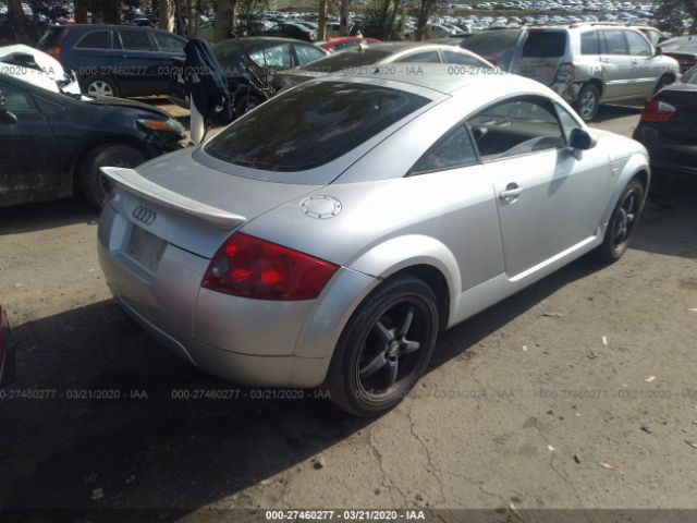 TRUTC28N9Y1000400 - 2000 AUDI TT  Silver photo 4