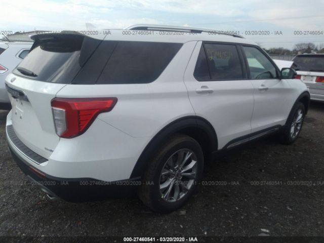 1FMSK8FH2LGB94584 - 2020 FORD EXPLORER LIMITED White photo 4