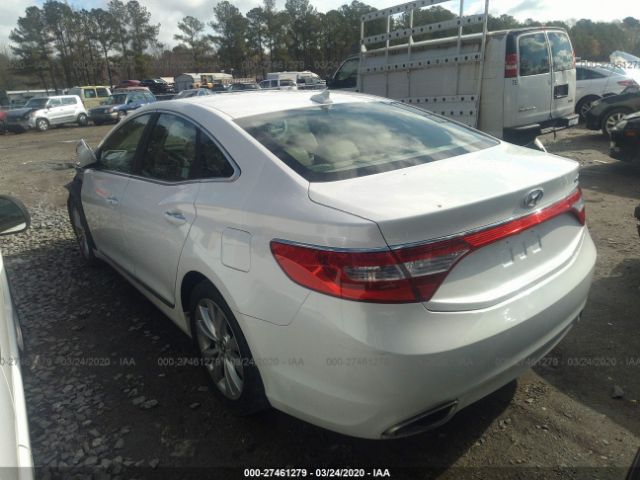 KMHFH4JGXEA385876 - 2014 HYUNDAI AZERA GLS/LIMITED White photo 3