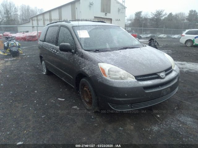 5TDZA23C64S079893 - 2004 TOYOTA SIENNA CE/LE Gray photo 1