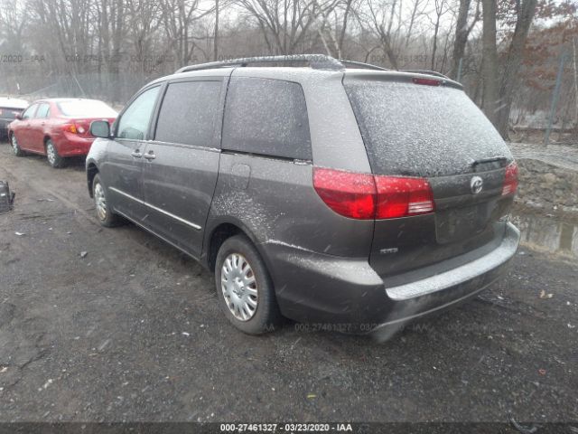 5TDZA23C64S079893 - 2004 TOYOTA SIENNA CE/LE Gray photo 3