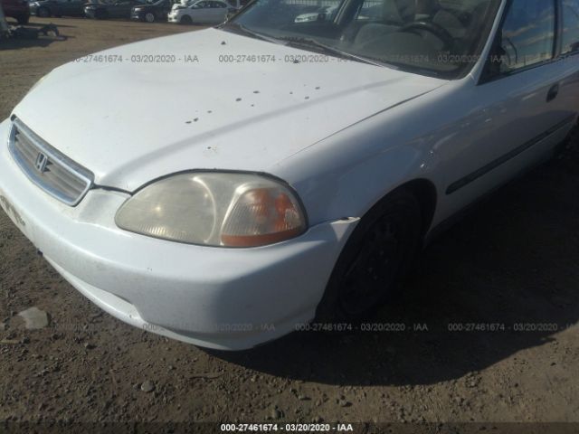 2HGEJ652XWH538985 - 1998 HONDA CIVIC DX White photo 6