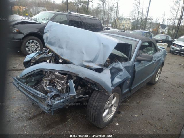 1ZVHT84N985124455 - 2008 FORD MUSTANG  Blue photo 2