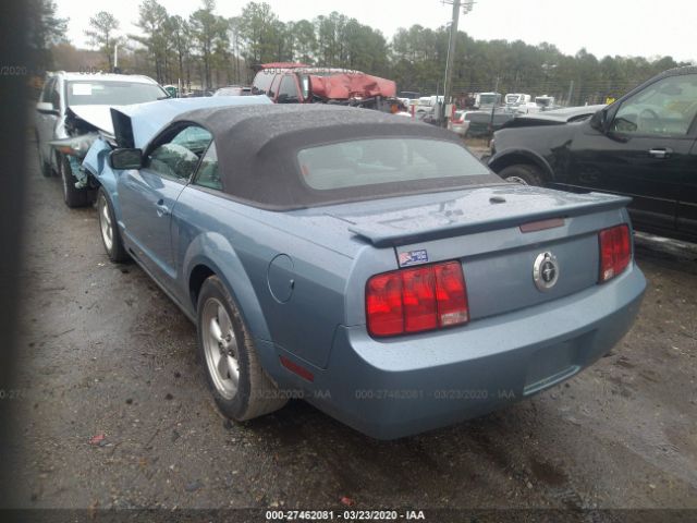 1ZVHT84N985124455 - 2008 FORD MUSTANG  Blue photo 3