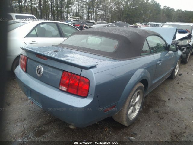 1ZVHT84N985124455 - 2008 FORD MUSTANG  Blue photo 4
