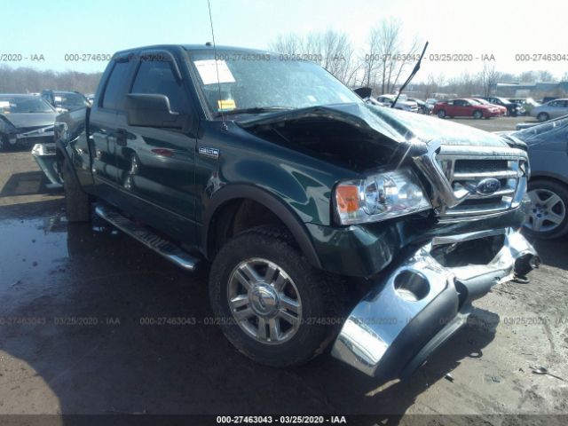 1FTPX14V57FA67299 - 2007 FORD F150  Green photo 1