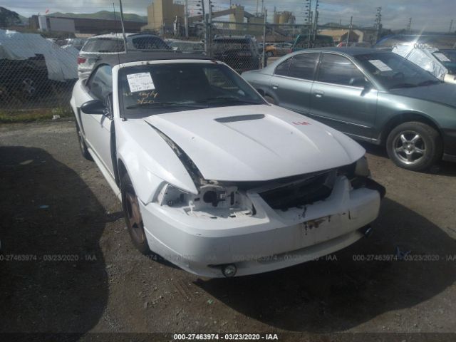 1FAFP44431F245244 - 2001 FORD MUSTANG  White photo 1