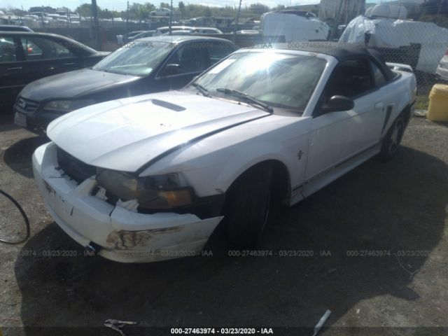 1FAFP44431F245244 - 2001 FORD MUSTANG  White photo 2