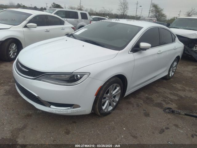 1C3CCCAB3GN116350 - 2016 CHRYSLER 200 LIMITED White photo 2