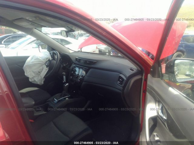 JN8AT2MTXHW397533 - 2017 NISSAN ROGUE S/SL/SV Red photo 5