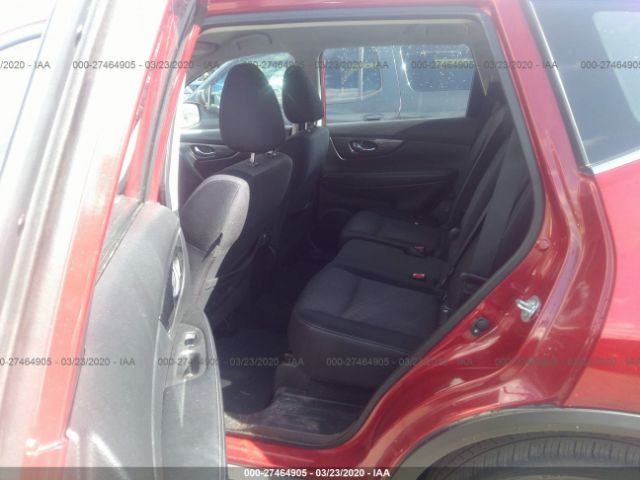 JN8AT2MTXHW397533 - 2017 NISSAN ROGUE S/SL/SV Red photo 8