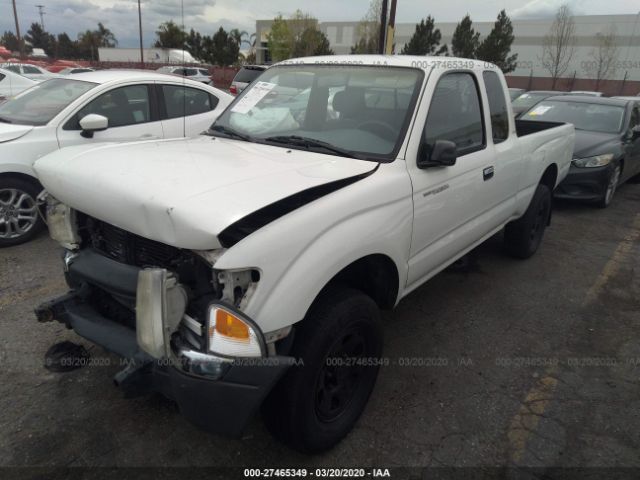 4TASN92N8XZ416113 - 1999 TOYOTA TACOMA XTRACAB PRERUNNER თეთრი ფოტო 2