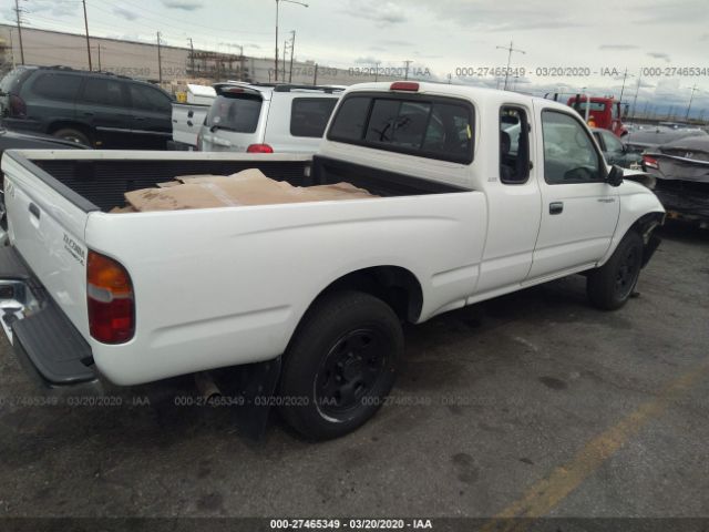 4TASN92N8XZ416113 - 1999 TOYOTA TACOMA XTRACAB PRERUNNER თეთრი ფოტო 4