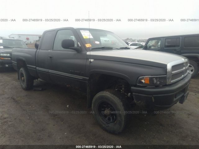 1B7HF13YX1J291515 - 2001 DODGE RAM 1500  Black photo 1