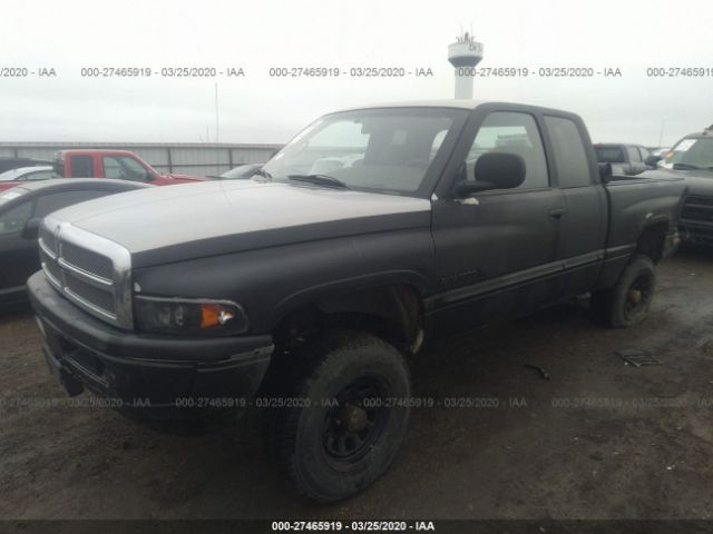 1B7HF13YX1J291515 - 2001 DODGE RAM 1500  Black photo 2