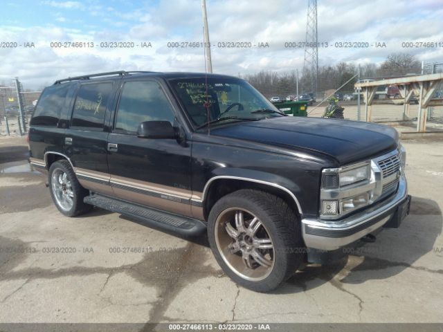 1GKEK13R6TJ716470 - 1996 GMC YUKON  Black photo 1