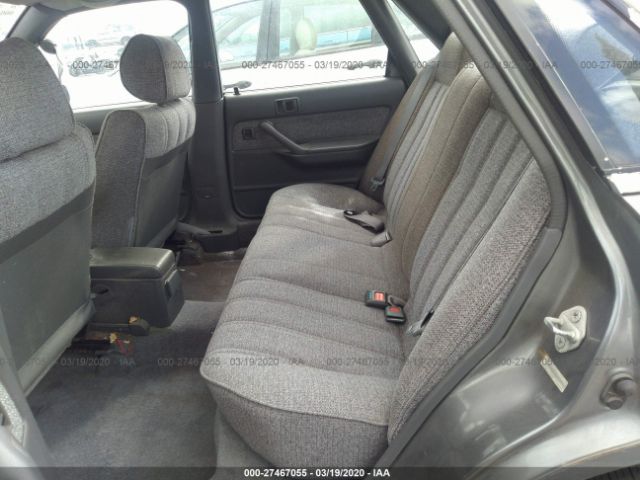 JT2VV21E5K0072904 - 1989 TOYOTA CAMRY DLX რუხი ფოტო 8