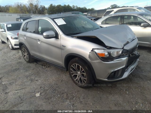 JA4AP4AU6KU007243 - 2019 MITSUBISHI OUTLANDER SPORT SE/GT Silver photo 1